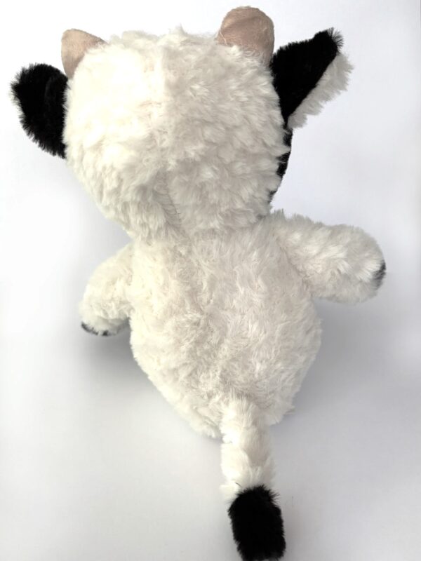 Mini Molly Moocow Black White Fluffy Soft Toy - Image 4