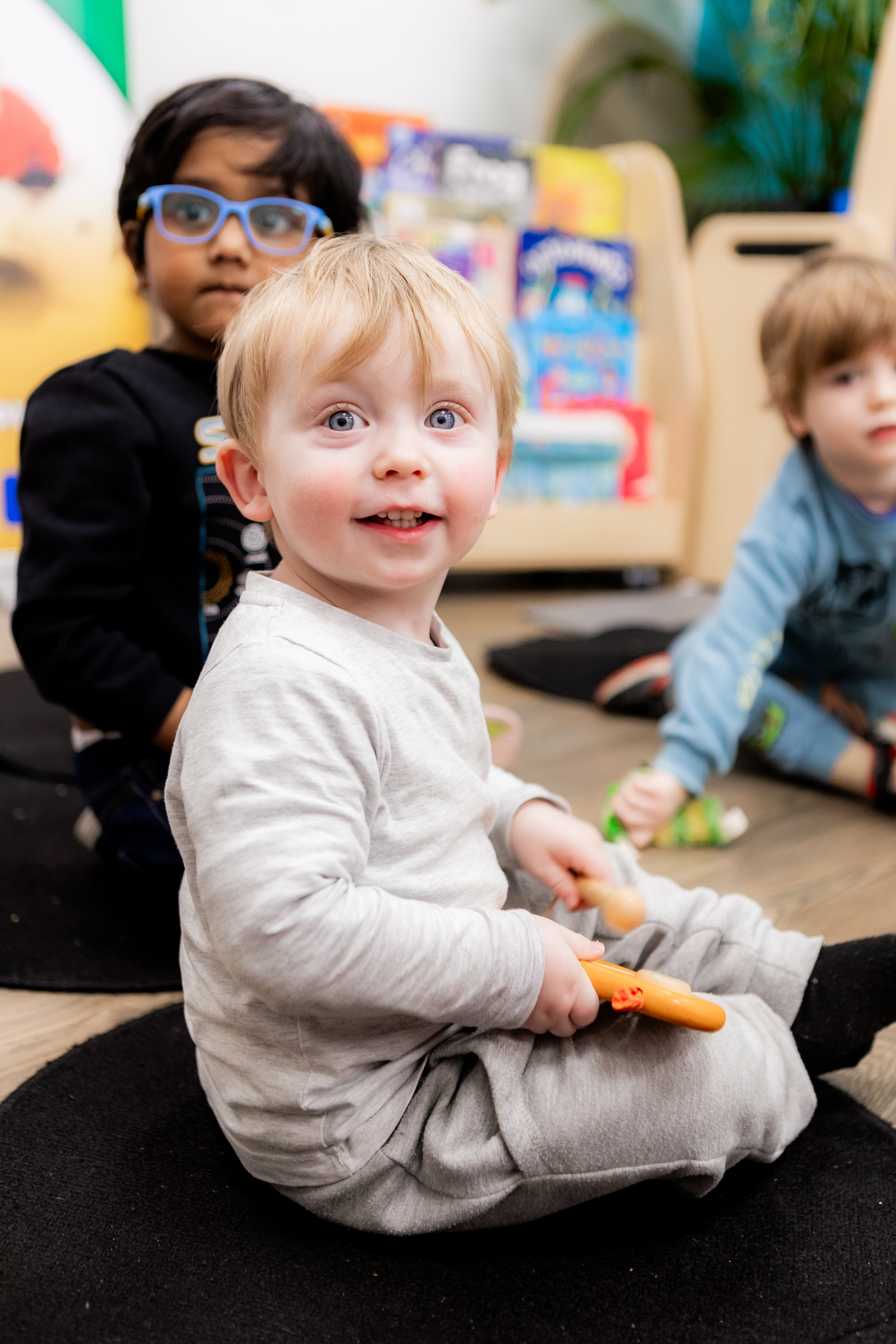 Children at a Molly Moocow class