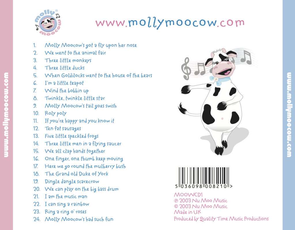 Molly Moocow's Moosic - CD Track Listing